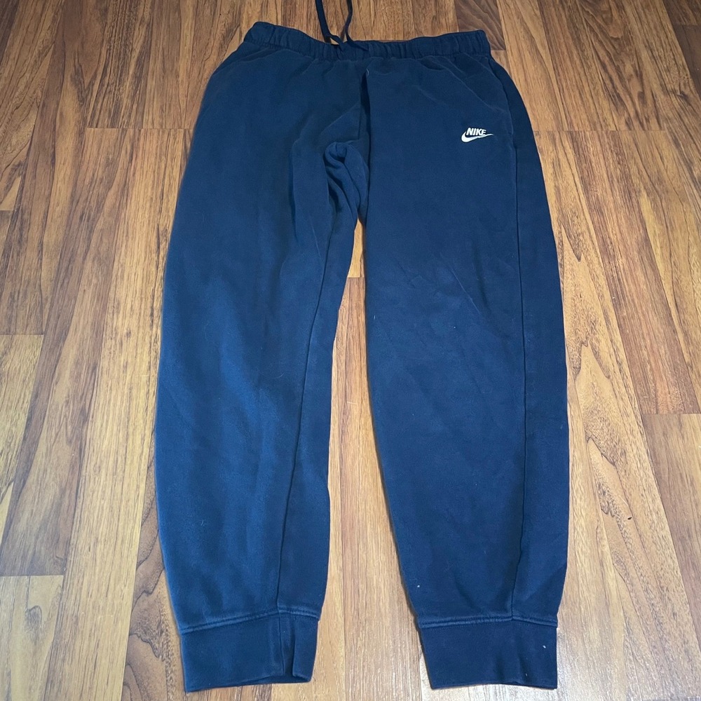Nike Sportswear Club Fleece Joggers Mens Medium Navy Blue Sweatpants BV2671-410